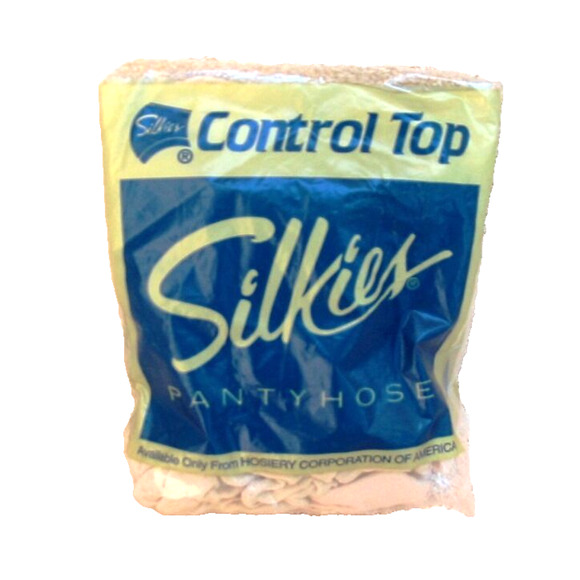 Silkies Control Top Pantyhose with Support Legs Ivory Size Large - Picture 1 of 2